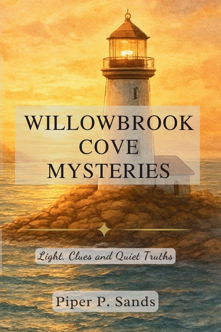 Willowbrook Cove Mysteries: Lights, Clues and Quiet Truths (A Piper P. Sands Mystery)