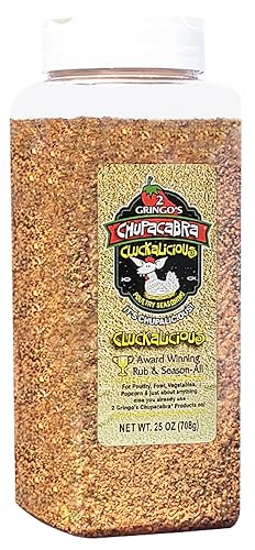 Miniatura 1 de 2 Gringos Chupacabra Cluckalicous - Condimento para aves de corral, 25 onzas