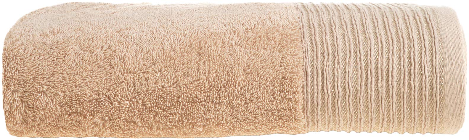 Allure Bath Fashions Sparkle Luxury Bath Sheet, Shimmering Metallic Edge, Soft 100% Combed Cotton, Made in Turkey, 90cm x 150cm - Fully Guaranteed