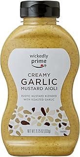 Wickedly Prime Mustard, Creamy Garlic Aioli, 11.75 Ounce