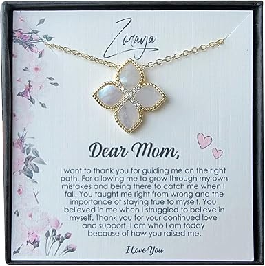 ZORAYA Mom Necklace, Beautiful Mother 