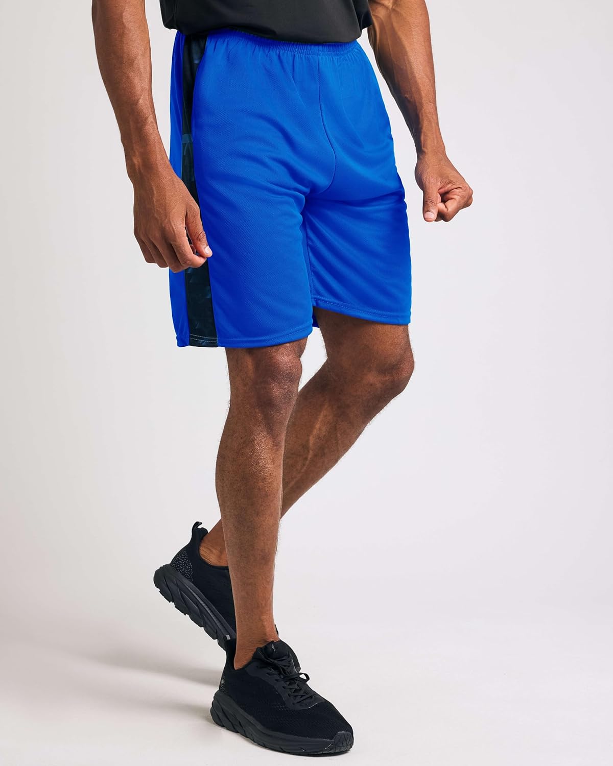 Real Essentials 5 Pack: Men’s 9" Mesh Shorts – Athletic Gym, Workout, Basketball, Running, Casual Lounge Activewear Pockets - Image 2