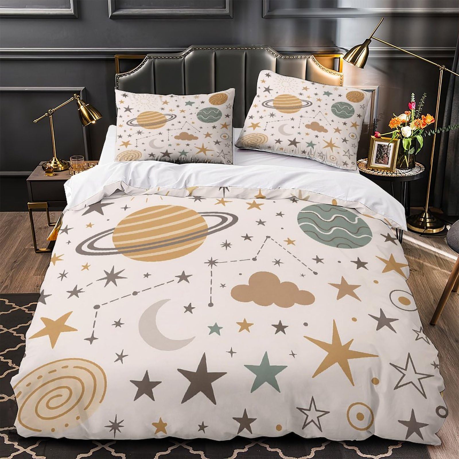 Parure de lit espace 3D pour transformer la chambre d'un adolescent