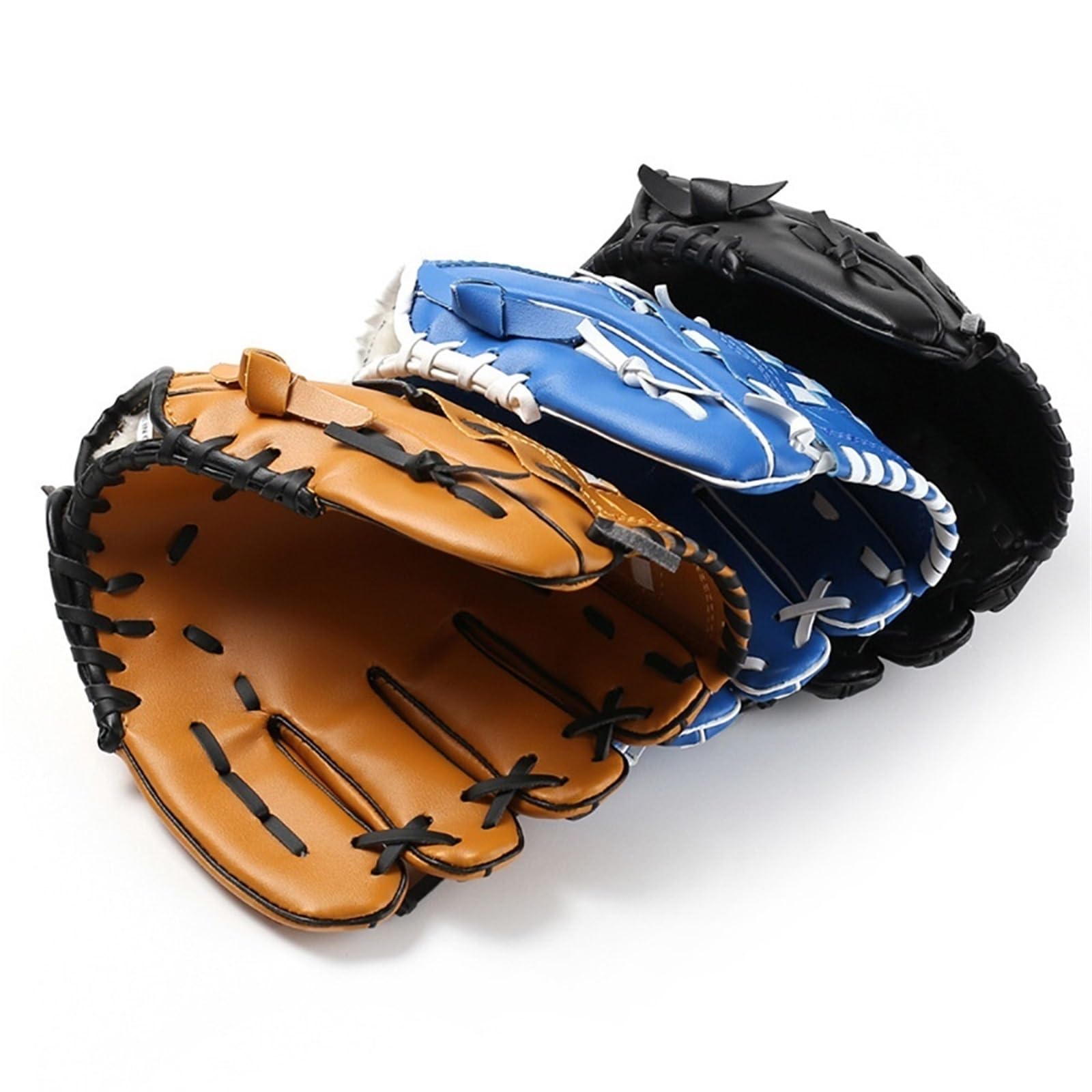 Guanto Da Baseball Guanto da baseball Outdoor Sport Brown Attrezzature for la pratica del softball Dimensioni 10.5 / 11.5 / 12.5 Allenamento da baseball donna uomo sinistro Guanti Da Baseball ( Color