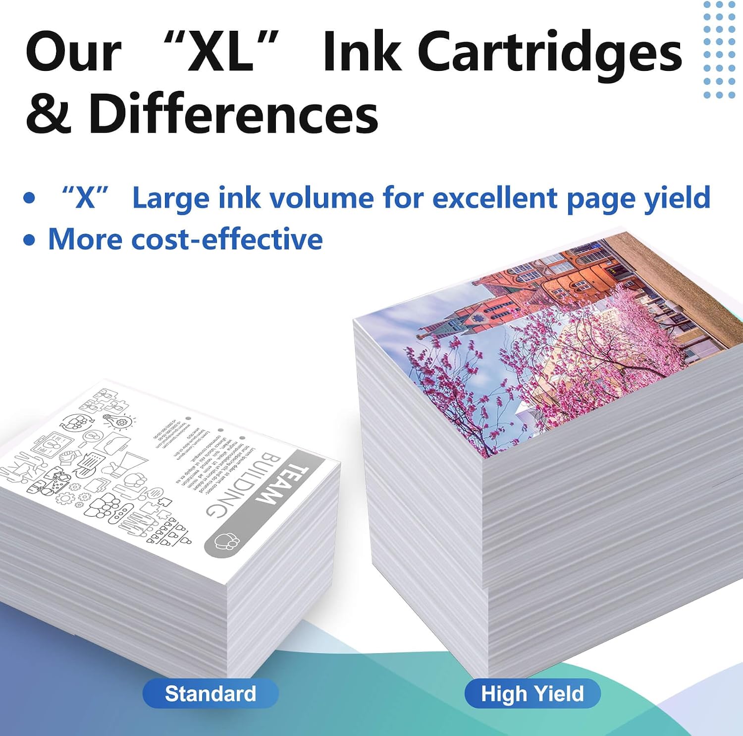 Remanufactured Ink Cartridge Replacement for Epson 232 Black Ink Cartridge Works with Workforce Pro WF-2950 WF-2930 Expression XP-4200 XP-4205 Printers (2 Black)