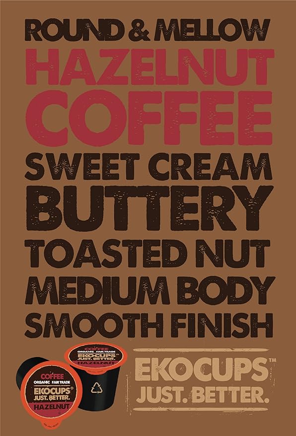 Embrace our shared responsibility of preserving the environment by choosing EKOCUPS. We take pride in our organic fair trade coffee pods, thoughtfully packaged in recyclable capsules, making it effortless for you to contribute positively to the well-being of our planet. Whether you choose to relish our medium roast pods as a piping hot cup or a refreshing iced coffee, our Hazelnut Coffee promises an enchanting experience while supporting sustainability. Step into the world of EKOCUPS and relish every sip of our scrumptious and eco-conscious coffee.