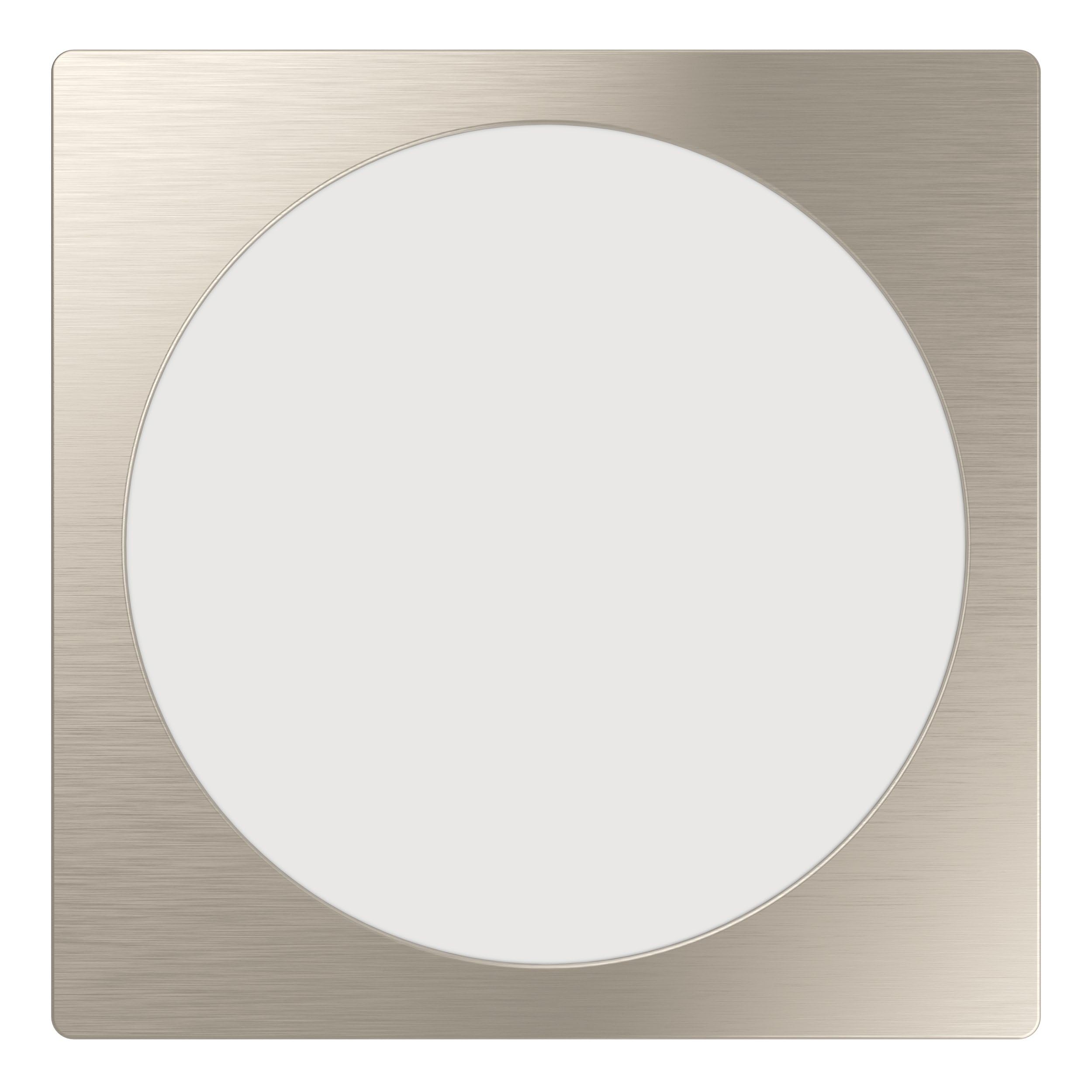 Spot LED encastrable extra plat dalle plafonnier argent blanc Eglo Fueva 6