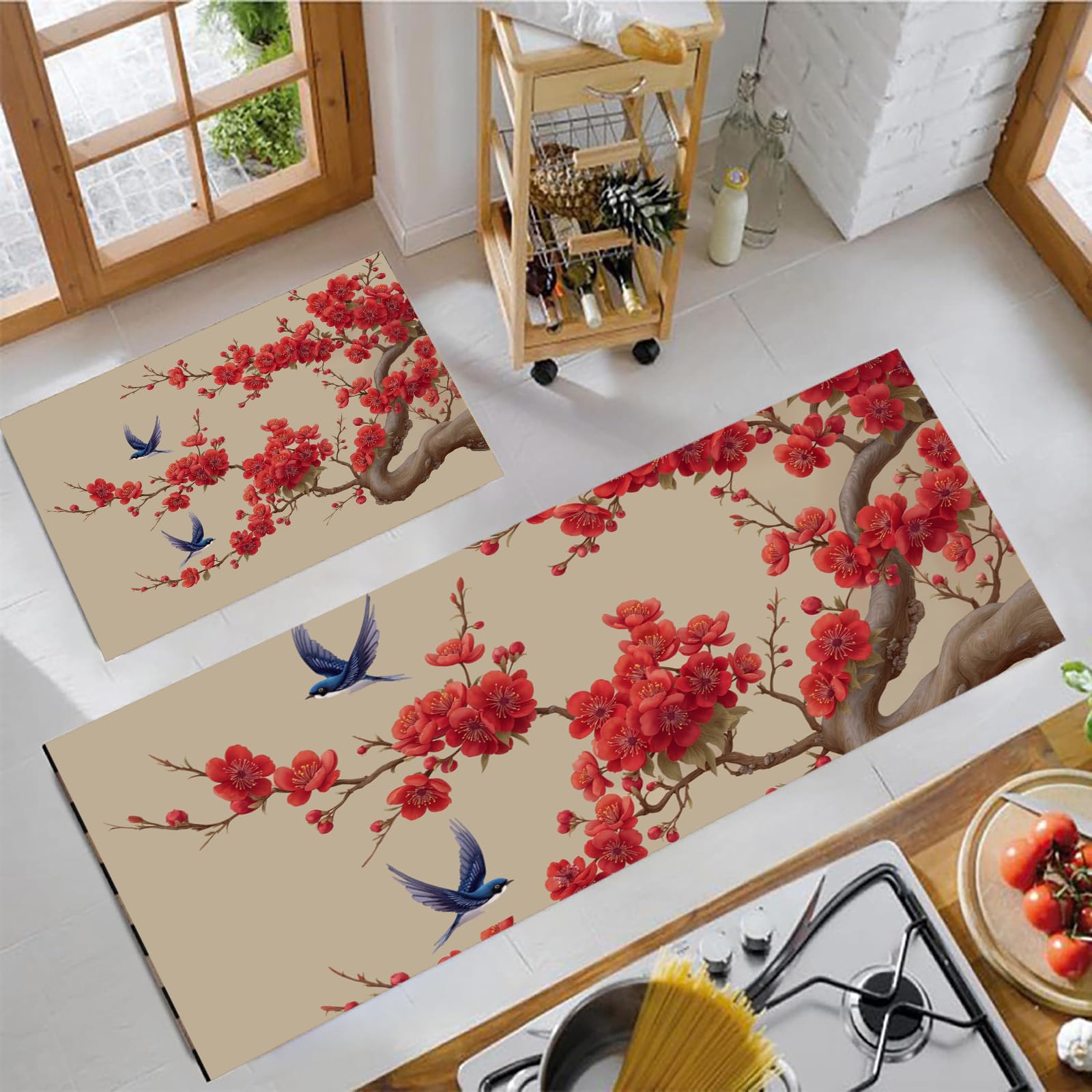 Tapis de cuisine lavables résolvant les problèmes de glissade dans votre entrée ou couloir