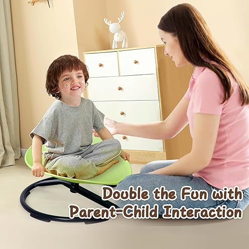 Miniatura 61 de Silla giratoria sensorial para niños con autismo a partir de 3 años, silla giratoria para niños con TDAH, sillas sensoriales para niños autistas,