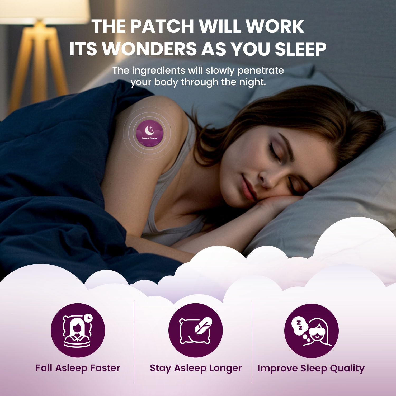 Sleep Patches for Adults Extra Strength: Easy-to-Apply Sleep Patch with Melatonin & Valerian 42 Patches — Amazon image 4