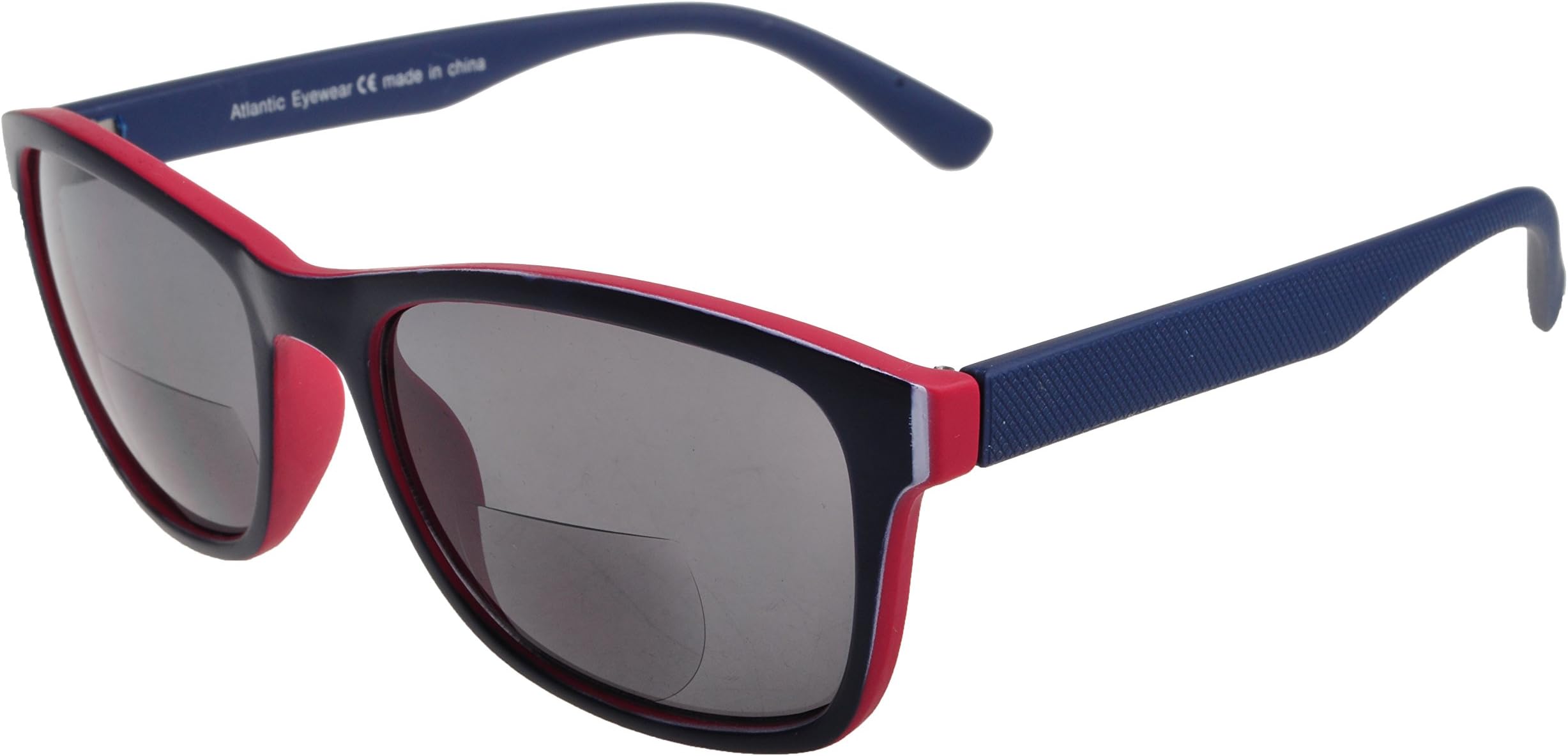 Atlantic Eyewear AE0022 Stylish Bifocal Reading Sunglasses for Men and Women with matching pouch +1.50