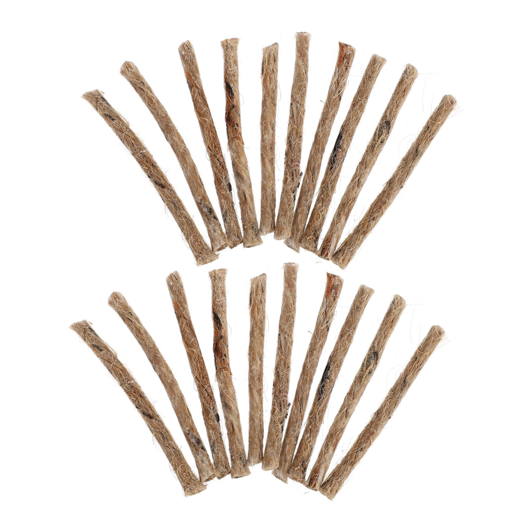 MUELODSIC 20Pcs Camping Fire Fire Lighter Ropes for Outdoor Survival BBQ and Hiking and Weather Resistant Fire Ignition Supplies