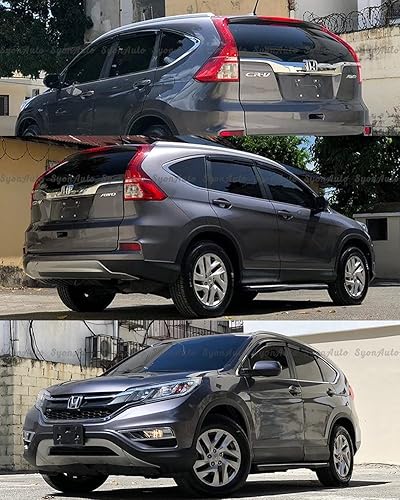 Miniatura 5 de Se adapta a Honda CRV CR-V JDM 2012-2016 estilo visera de ventana protector de lluvia deflector