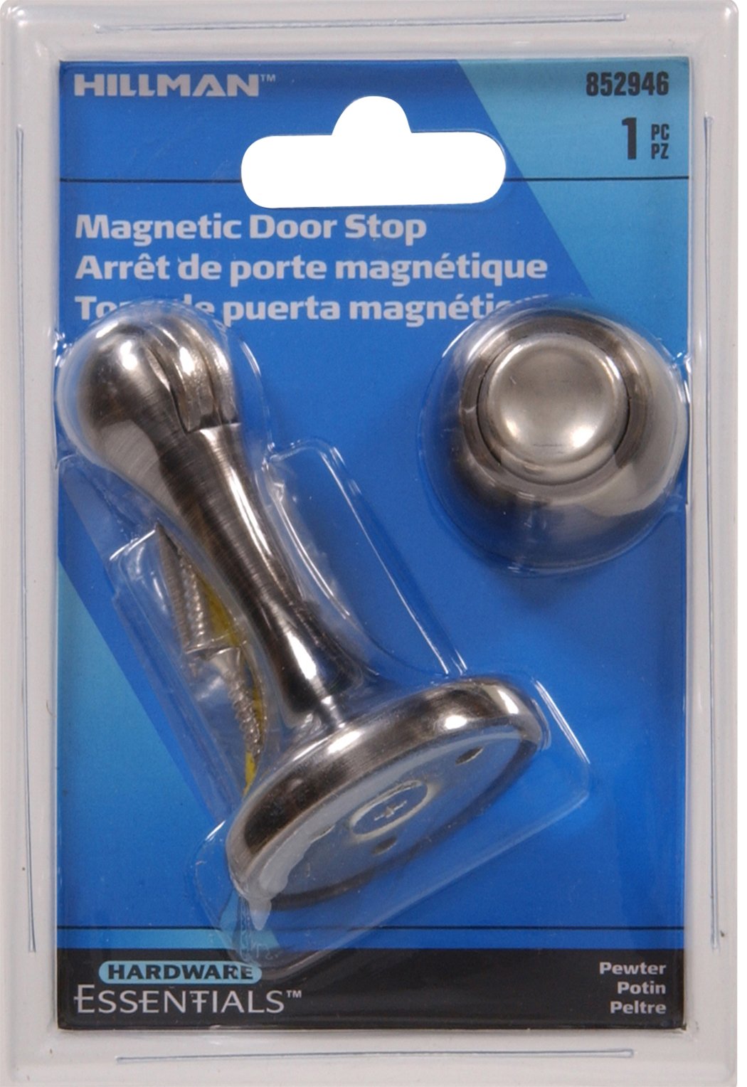 Amazon.co.jp: Theヒルマングループ852946磁気ドアstop-ピューター1