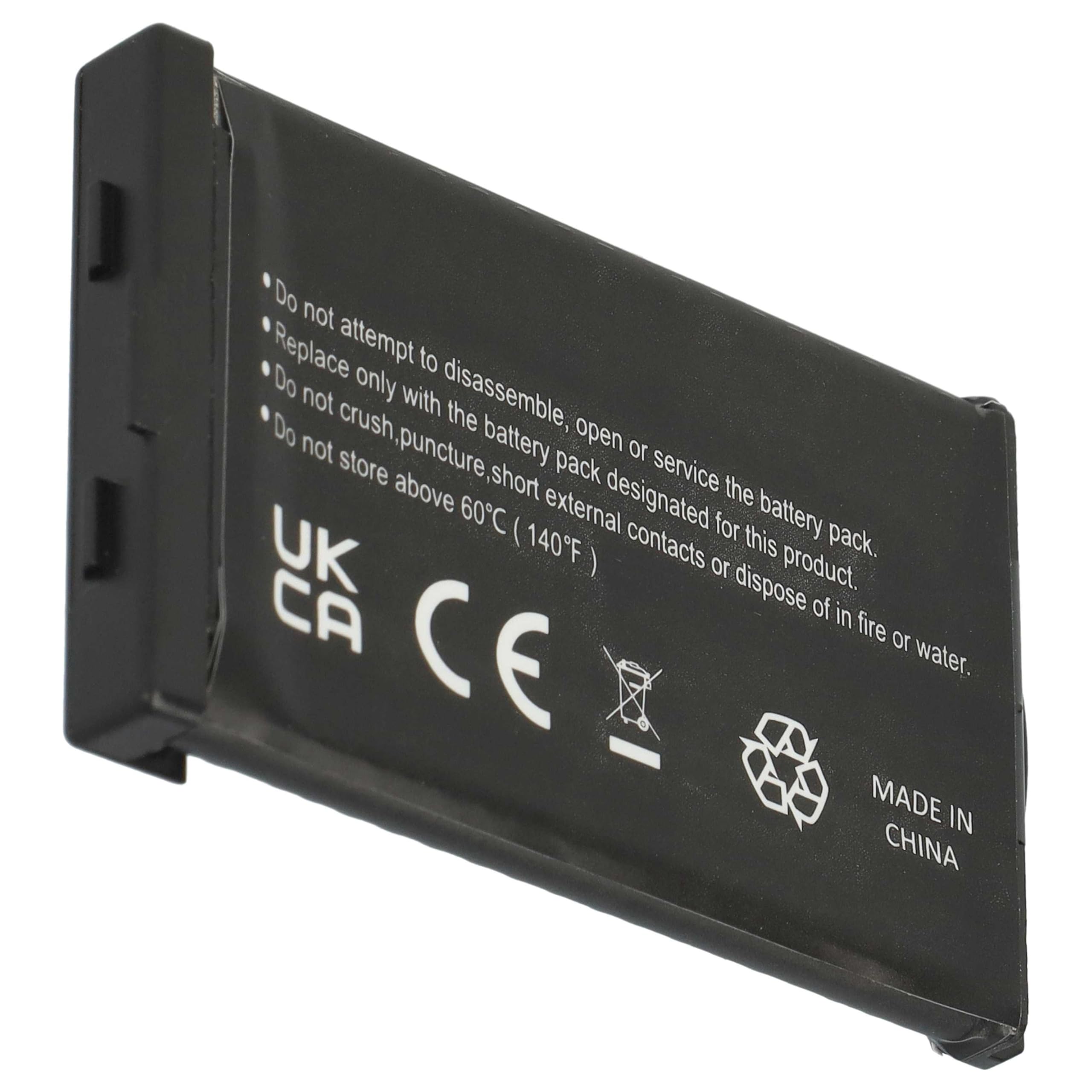 vhbw 5X Batterie Compatible avec Mitel 612d, 622d, 632d, 620d, 622dt, 610d, 612dt, 630d, 600d téléphone Fixe sans Fil (800mAh, 3,7V, Li-ION)