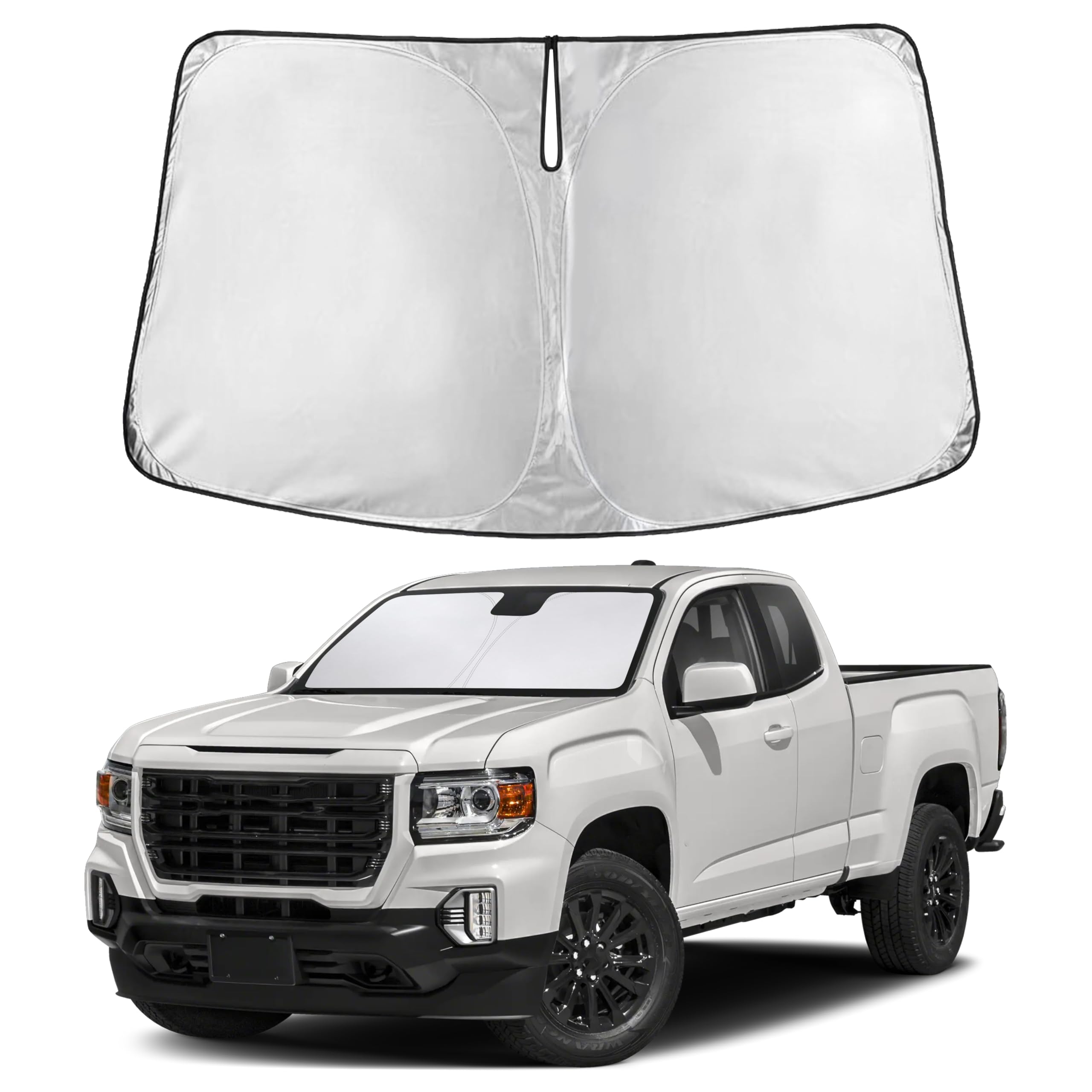 EcoNour Windshield Sunshade Compatible for GMC Canyon 2015-2020 2021 2022
