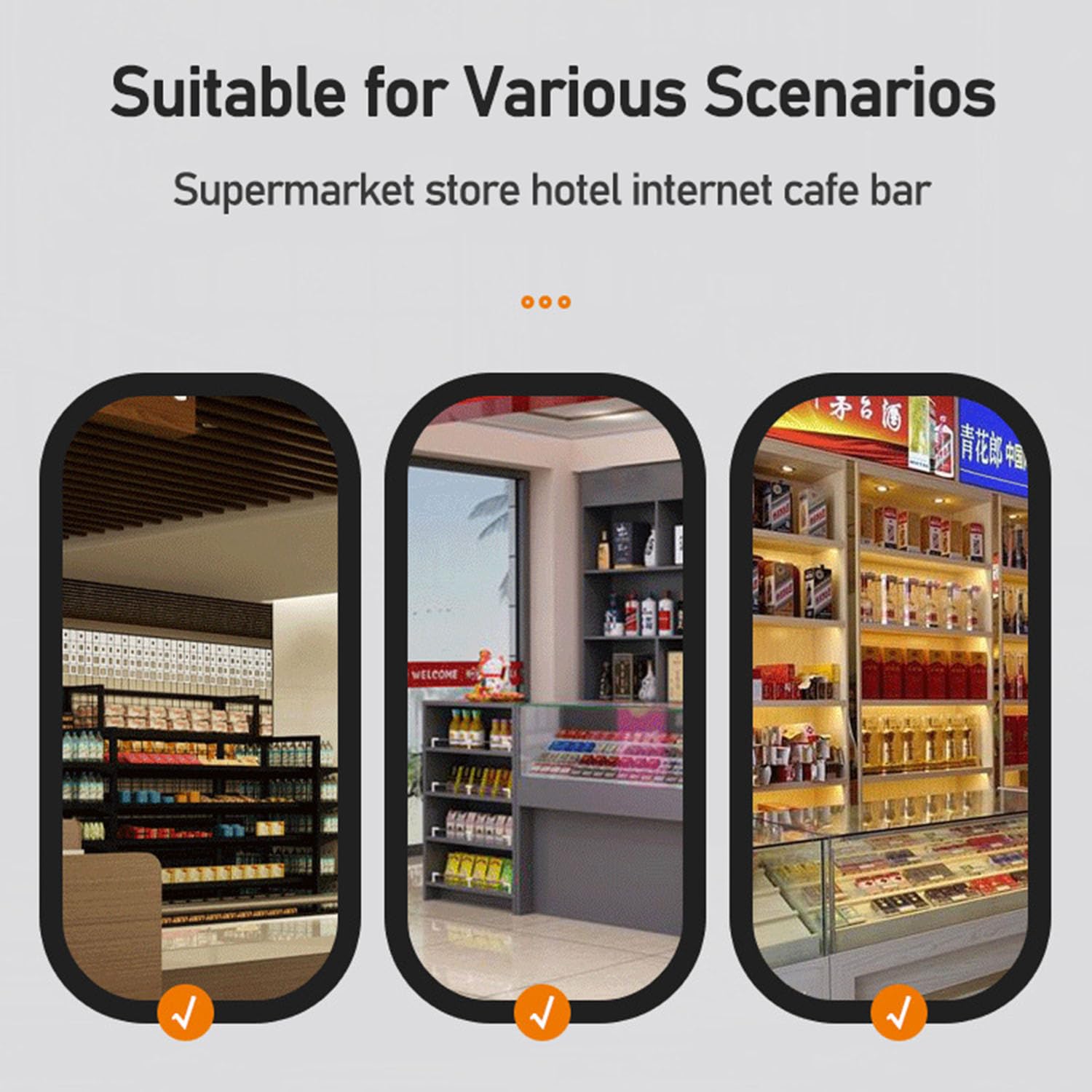 Présentoir mural en acrylique à 2 couches à 6 colonnes pour cigarettes - Support de rangement automatique pour supermarchés et dépanneurs, vitrine de vente au détail pour une visibilité optimale