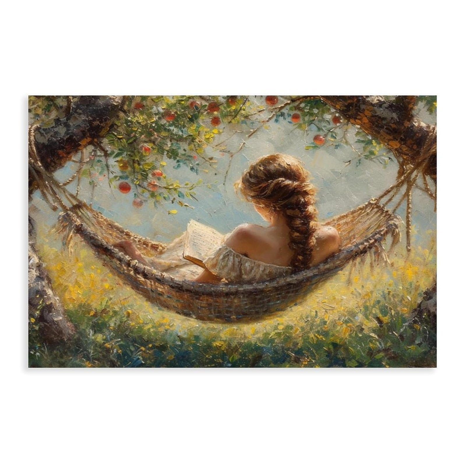 Bareronor Bookish Canvas Poster for Living Room Decor Gift