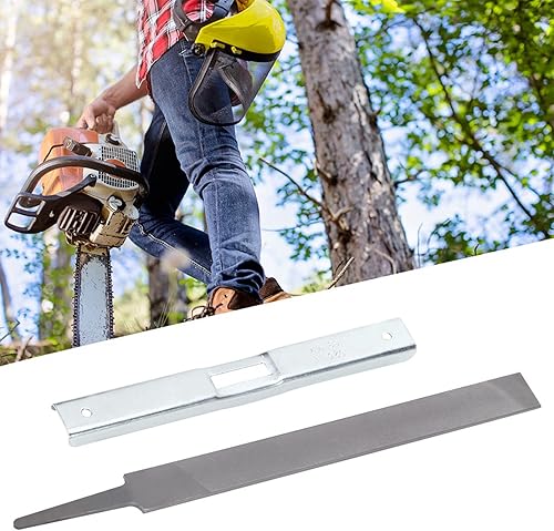 Miniatura 3 de Juego de herramientas de afilado de motosierra universal de 2 uds., sierra de cadena, calibre de profundidad, juego de archivos planos