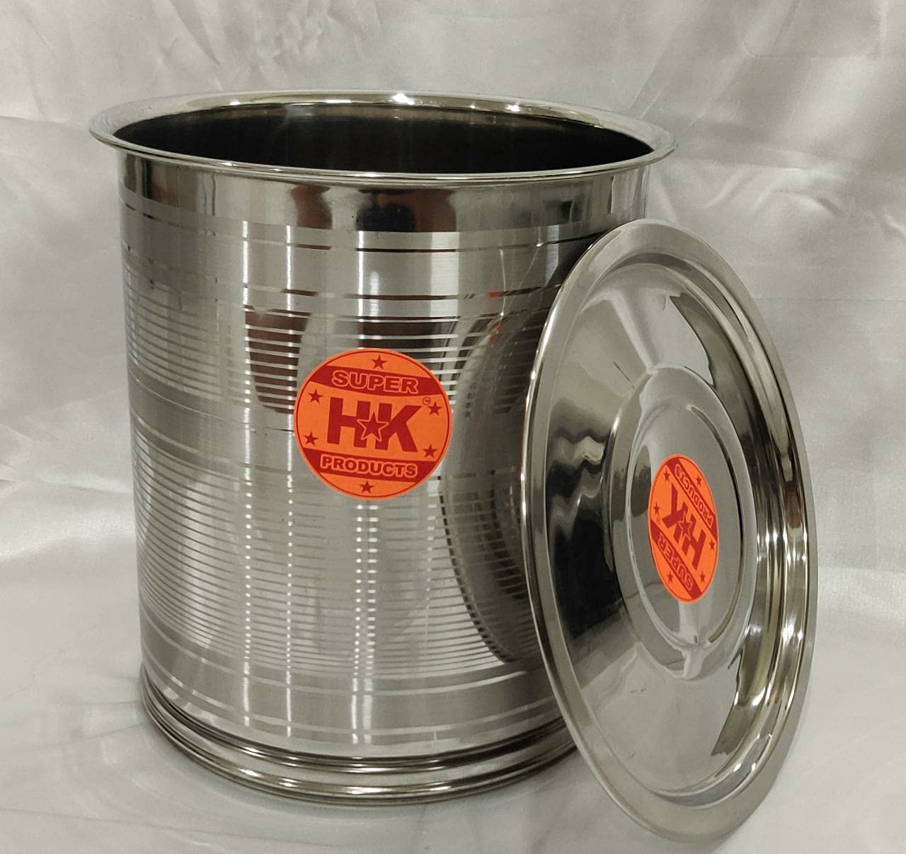 See full amazon price history chart for Super HK Stainless Steel Atta Tanki/Container/Box/Drum/Pawali/Tanki With Lid (Do Not Use For Storing Water) (20 Litres), Silver Super HK Stainless Steel Atta Tanki/Container/Box/Drum/Pawali/Tanki With Lid (Do Not Use For Storing Water) (20 Litres), Silver (B09B489SPV) Amazon Price History, Amazon Price Tracker