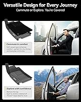 Vista 183 de 3W Alfombrillas de suelo aptas para Benz E-Class 2017-2023 TPE para todo tipo de clima, ajuste personalizado para E300, E320, E400, E350, E63, E550