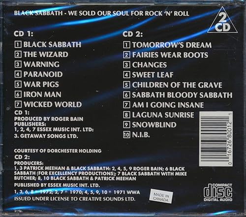 Miniatura 2 de Black Sabbath - Vendimos nuestra alma por Rock N Roll Volumen 1 + Volumen 2