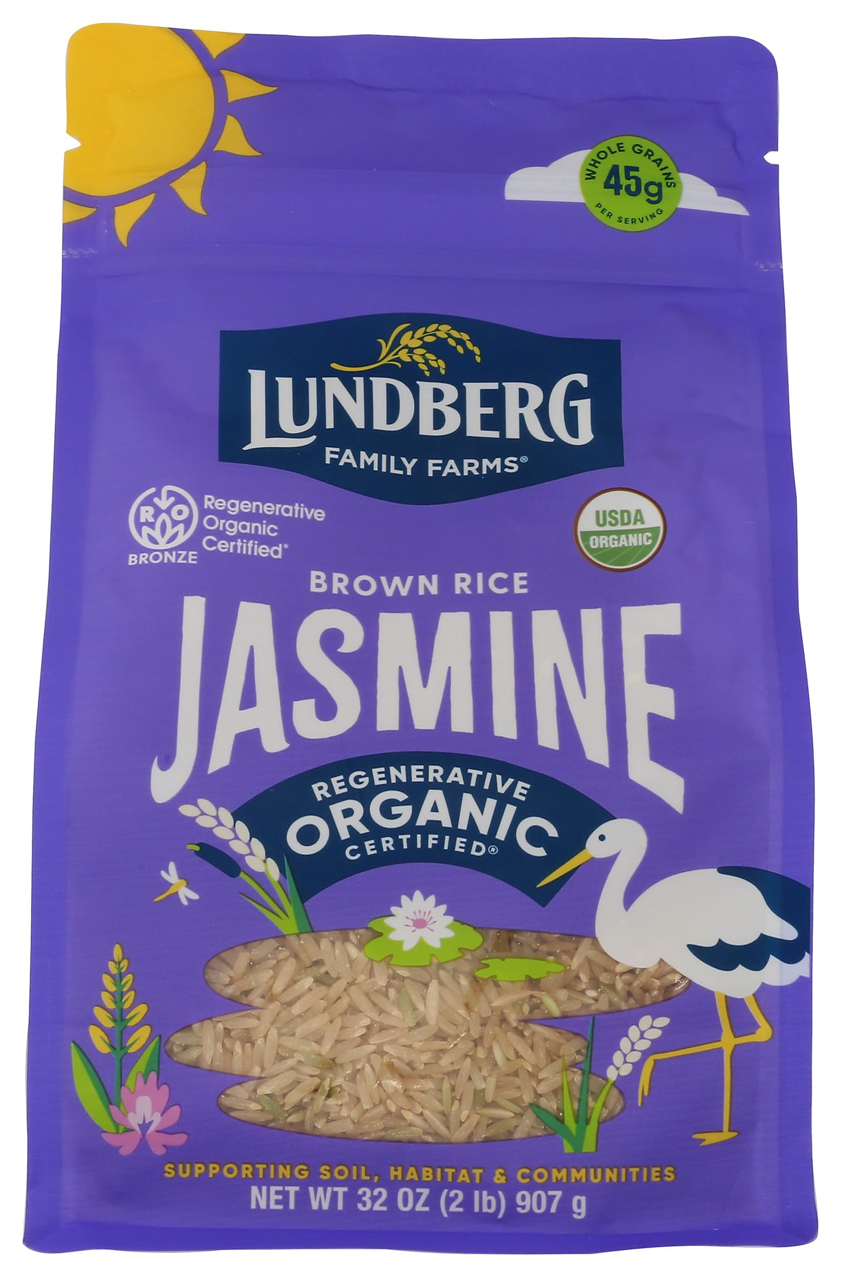 Lundberg Organic Jasmine Brown Rice