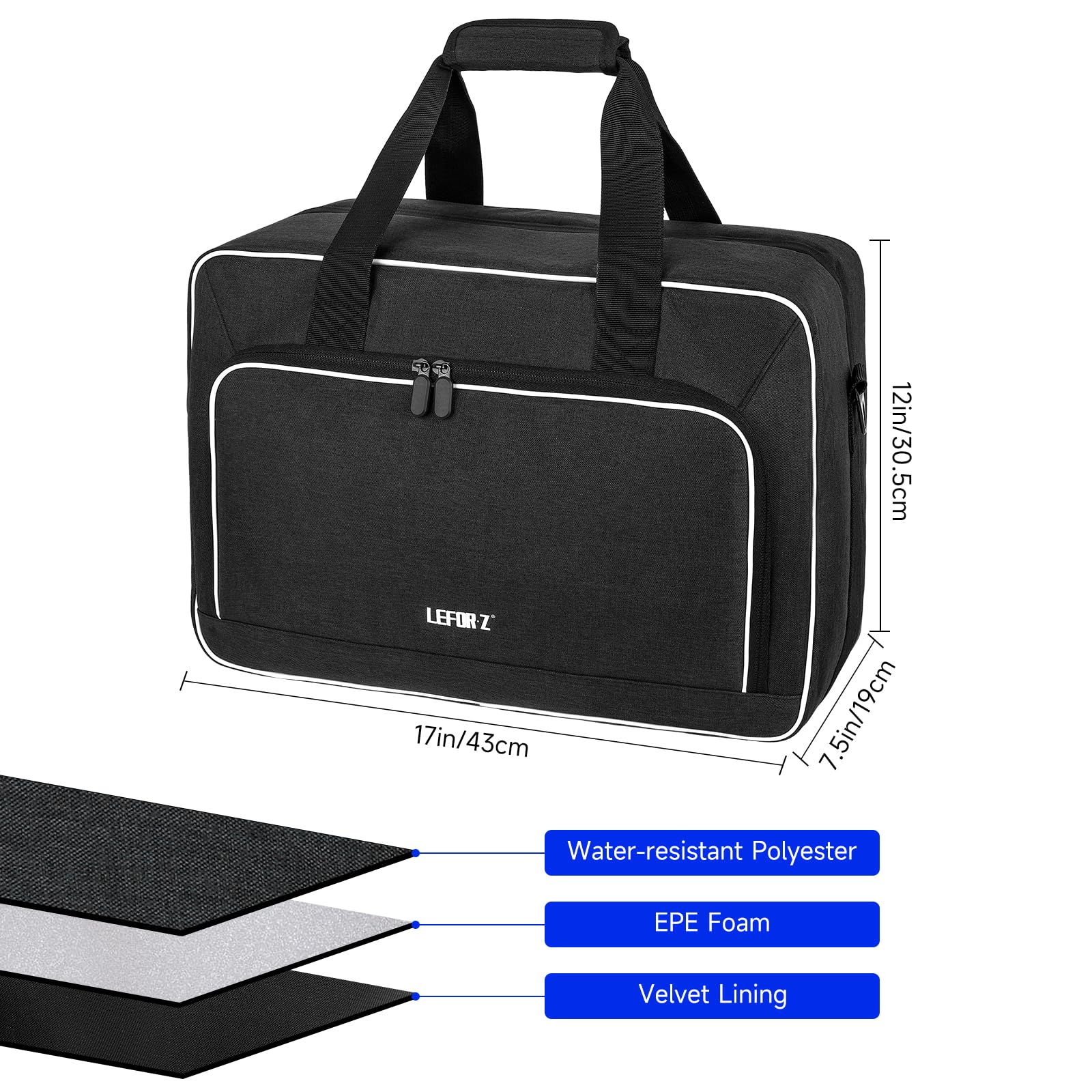 Borsa PS5/PS5 Pro,Custodia PS5,Custodia da Viaggio per Trasporto Console Compatibile con Playstation 5/PS5 Digital Edition,Borsa Protettiva per Controller PS5,Dischi di Gioco e Accessori,Nero