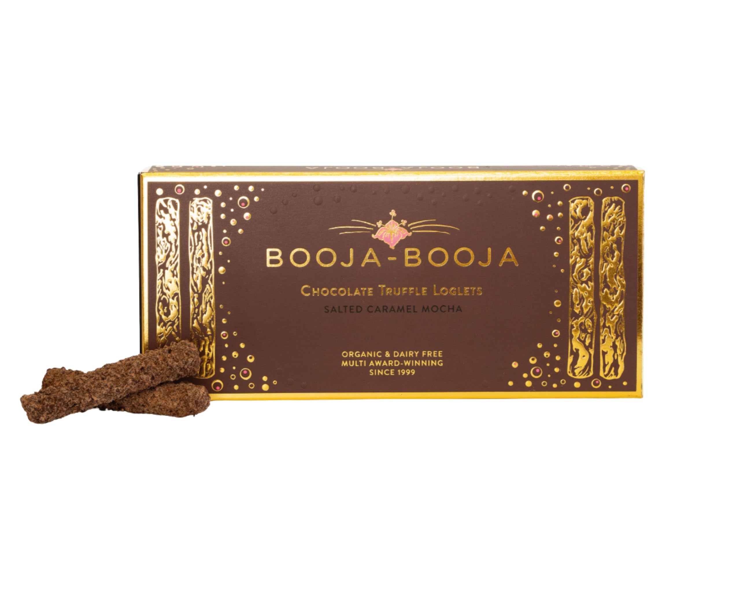Booja - Booja, Salted Caramel Mocha Chocolate Truffle Loglets 115g