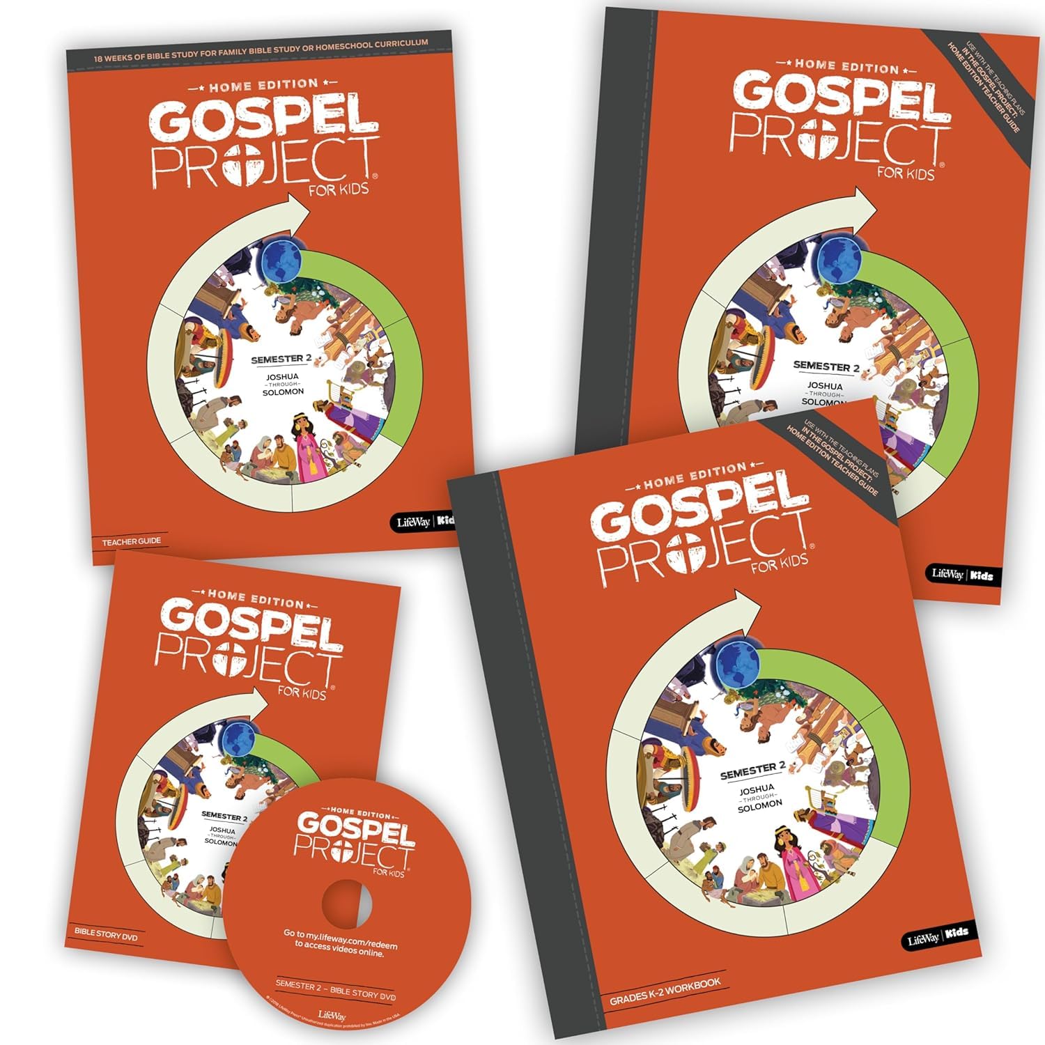 The Gospel Project for Kids: Home Edition - Leader Kit Semester 2 (The Gospel Project (TGP))