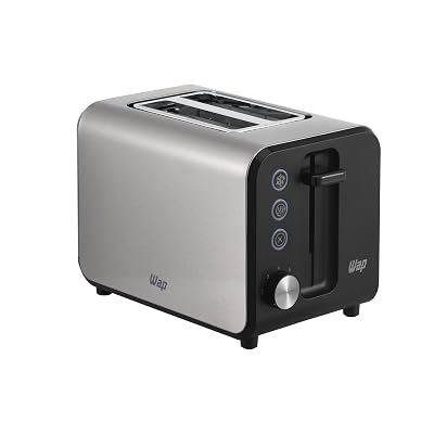 WAP Torradeira Elétrica WTE1 Inox com 7 Níveis de Tostagem, Desligamento Automático, Descongela e Reaquece, 900W 127V