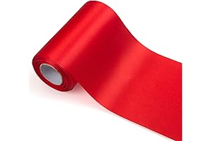 Eye-Catching Crimson Christmas Ribbon