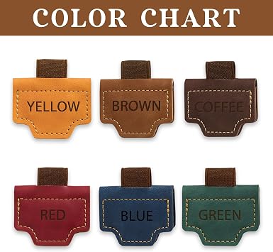 Personalized Leather Magnetic Pen Holder Bookmarks Custom Vintage Bookmark Clips with Name Initials Text Customized Gifts for Reading Women Kids Men Book Lovers