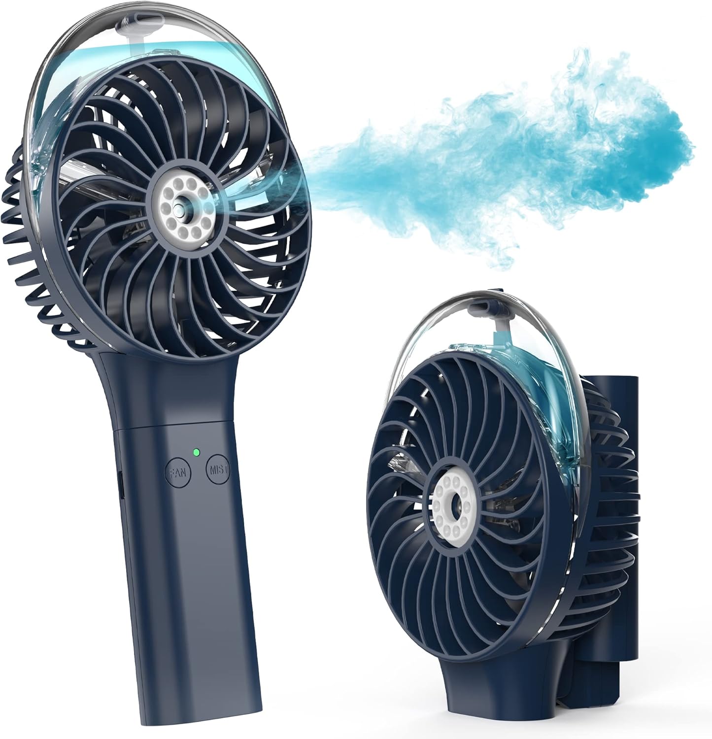 PANERGY Handheld Misting Fan, 3000mAh Rechargeable Personal