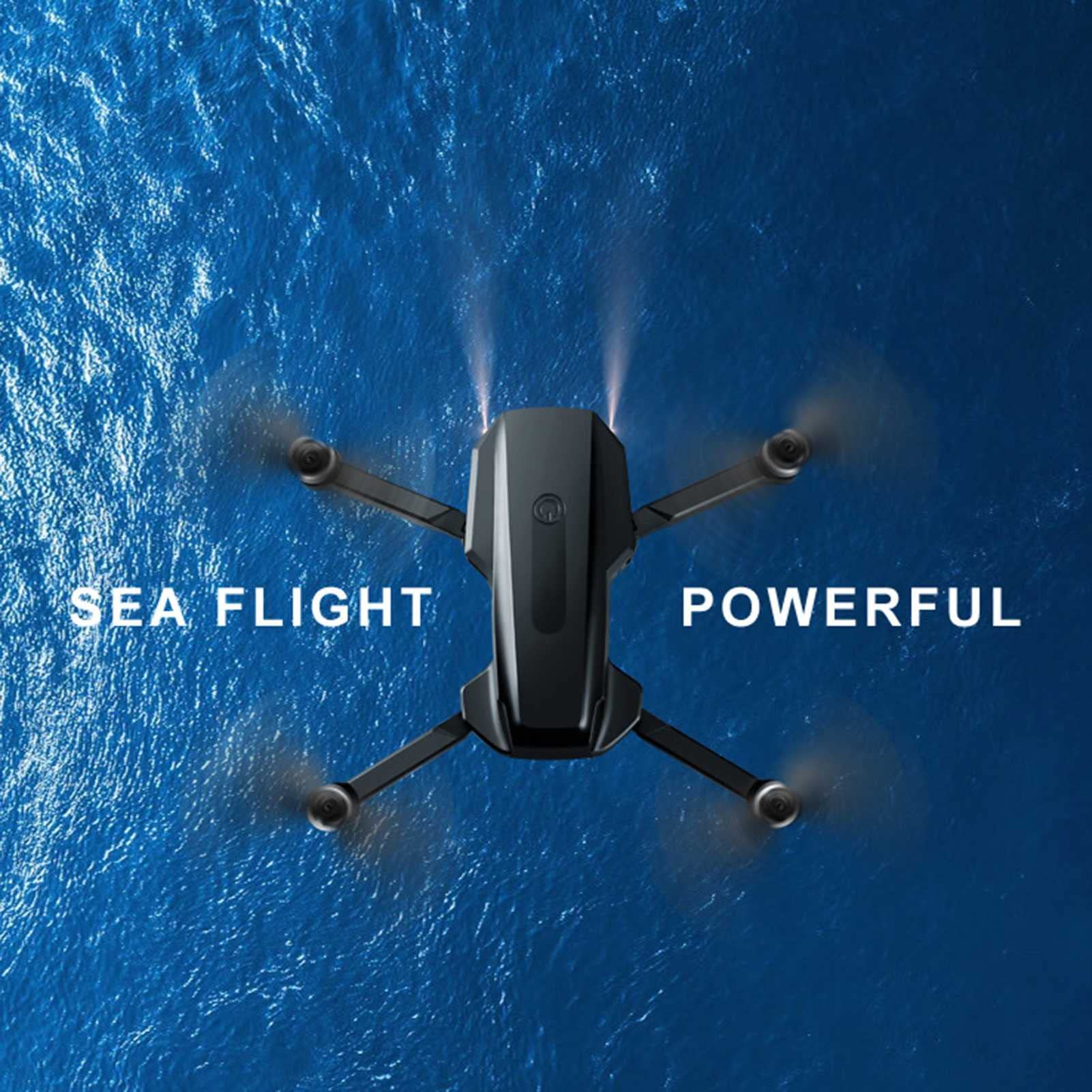 Drony z kamerą dla dorosłych 6K GPS Foldable 5G Quadcopter for Beginners with Optical Flow Positioning Auto Return Home Follow Me Brushless Motor 25 Mins Long Flight Time (Black 2 BATTERIES)