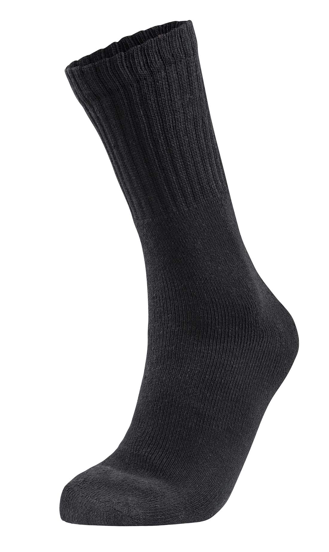Chaussette de coton Blaklader 21941099 lot de 5 paires noires taille 45-48