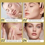 Crème du visage de la capsule de vitamine C profonde, crème faciale d'hydratant, crèmes du visage d'or de la gélule pour raffermir & Anti-rides 4.94 OZ