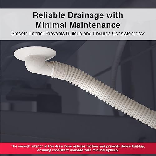 Miniatura 5 de DuctlessAire Manguera de drenaje mini dividida  Manguera de drenaje de aire acondicionado portátil  Manguera universal de drenaje de condensado para