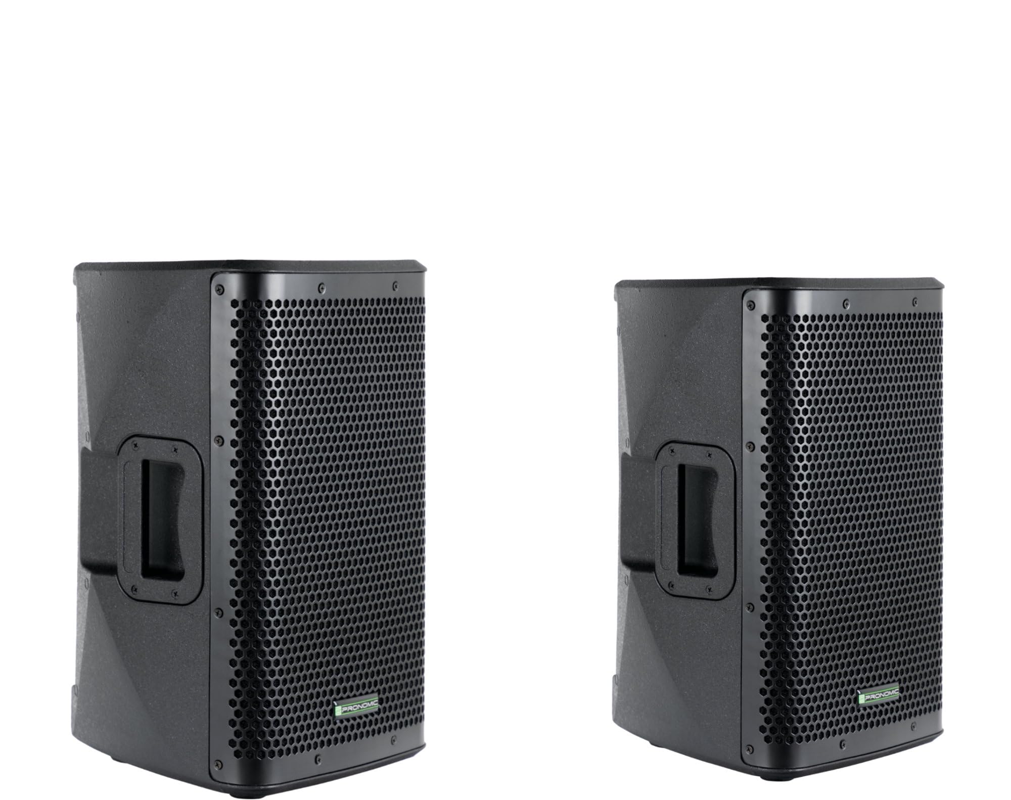 Pronomic C-208 MA Cassa Attiva 8" Set Stereo 400 Watt, Tipo: 2 vie Bi-Amp | Risposta in frequenza: 70 Hz - 20 kHz, Sensibilità (1m/1W): 91 dB, Impedenza: 4 Ohm, Woofer: 8" (203 mm), SPL: 117 dB, 3 kHz