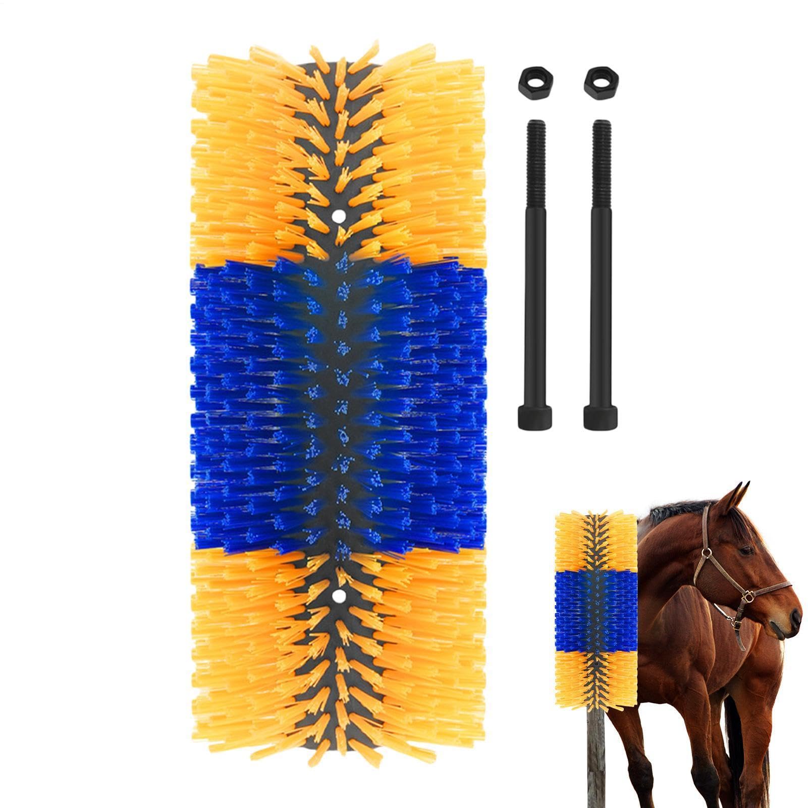 Cepillo para rascar caballos,Cepillo de masaje para rascar ganado | Kit de aseo de animales domésticos de masaje completo