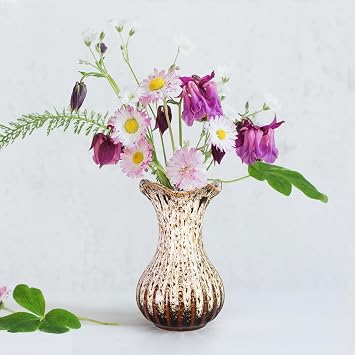 Ceramic Vase, Small Vases for Home Decor, Elegant Flower Vase Centerpiece