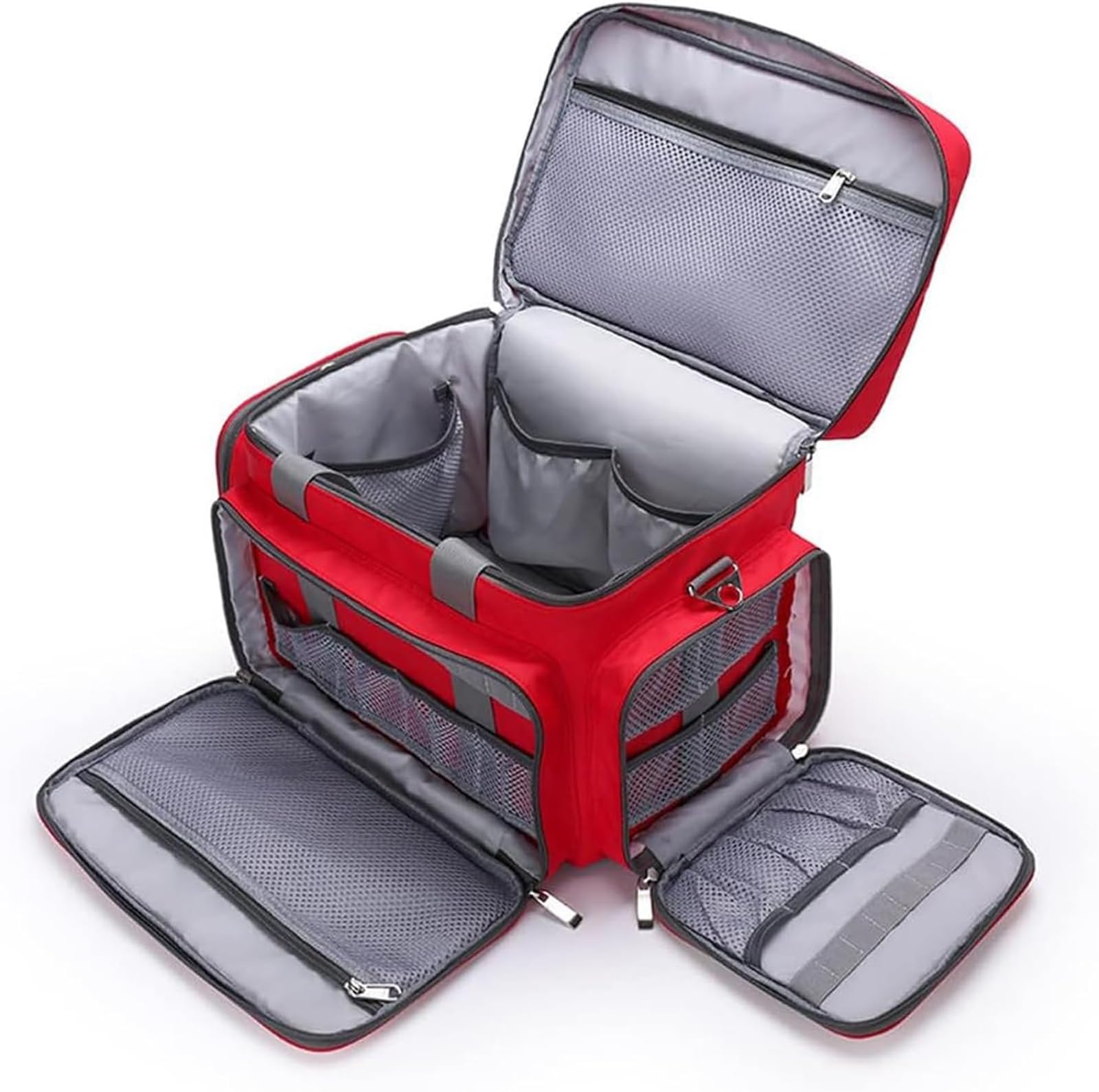 Bolsa De Primeros Auxilios Vacía, Organizador Médico de Emergencia Trauma, Bolsa de Almacenamiento de Emergencia, Suministros Médicos para EMT, Enfermeras, Médicos Tácticos, Atención Domiciliaria, Via