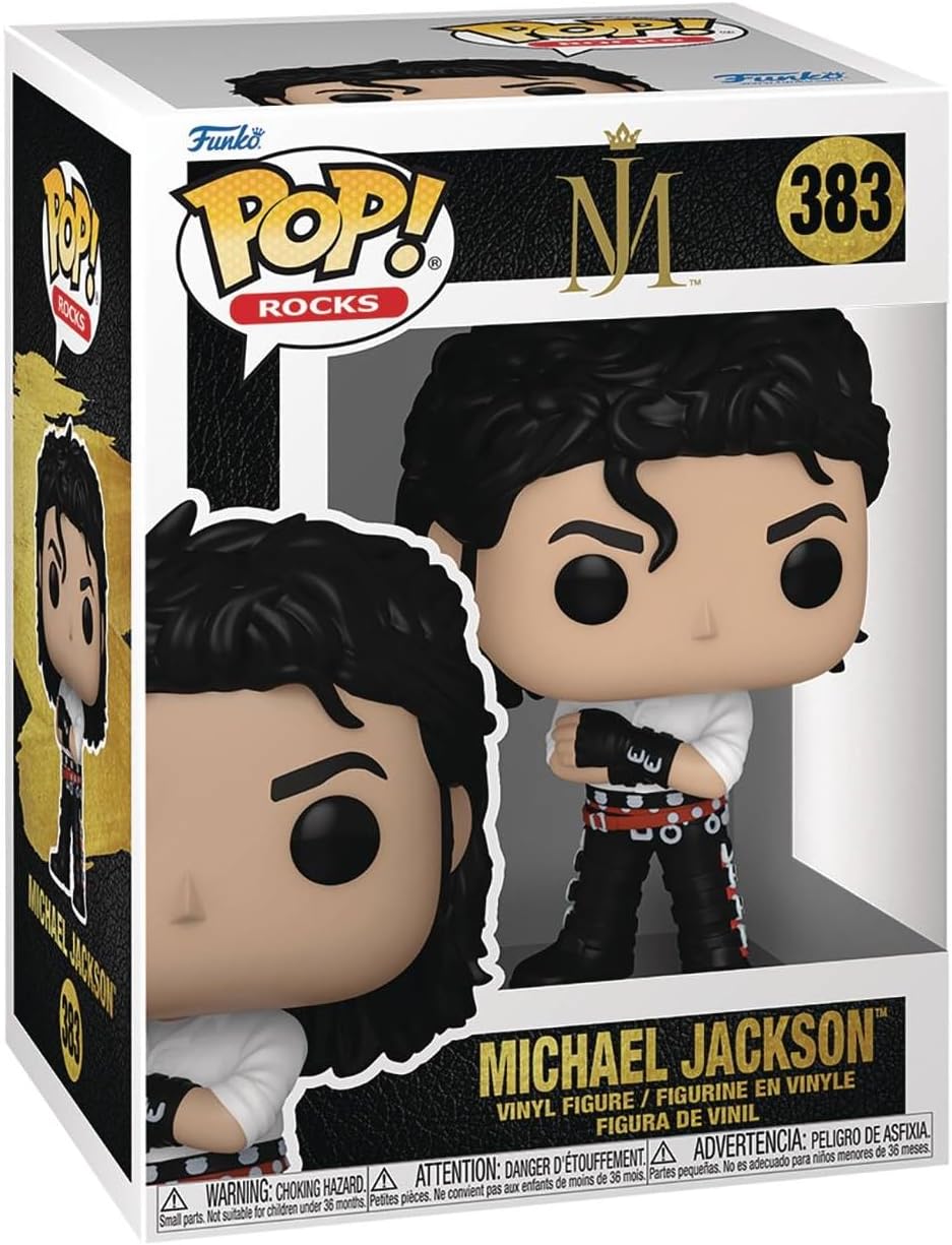 POP Rocks: Michael Jackson - (Dirty Diana) Funko Vinyl Figure (Bundled with Compatible Box Protector Case), Multicolored, 3.75 inches