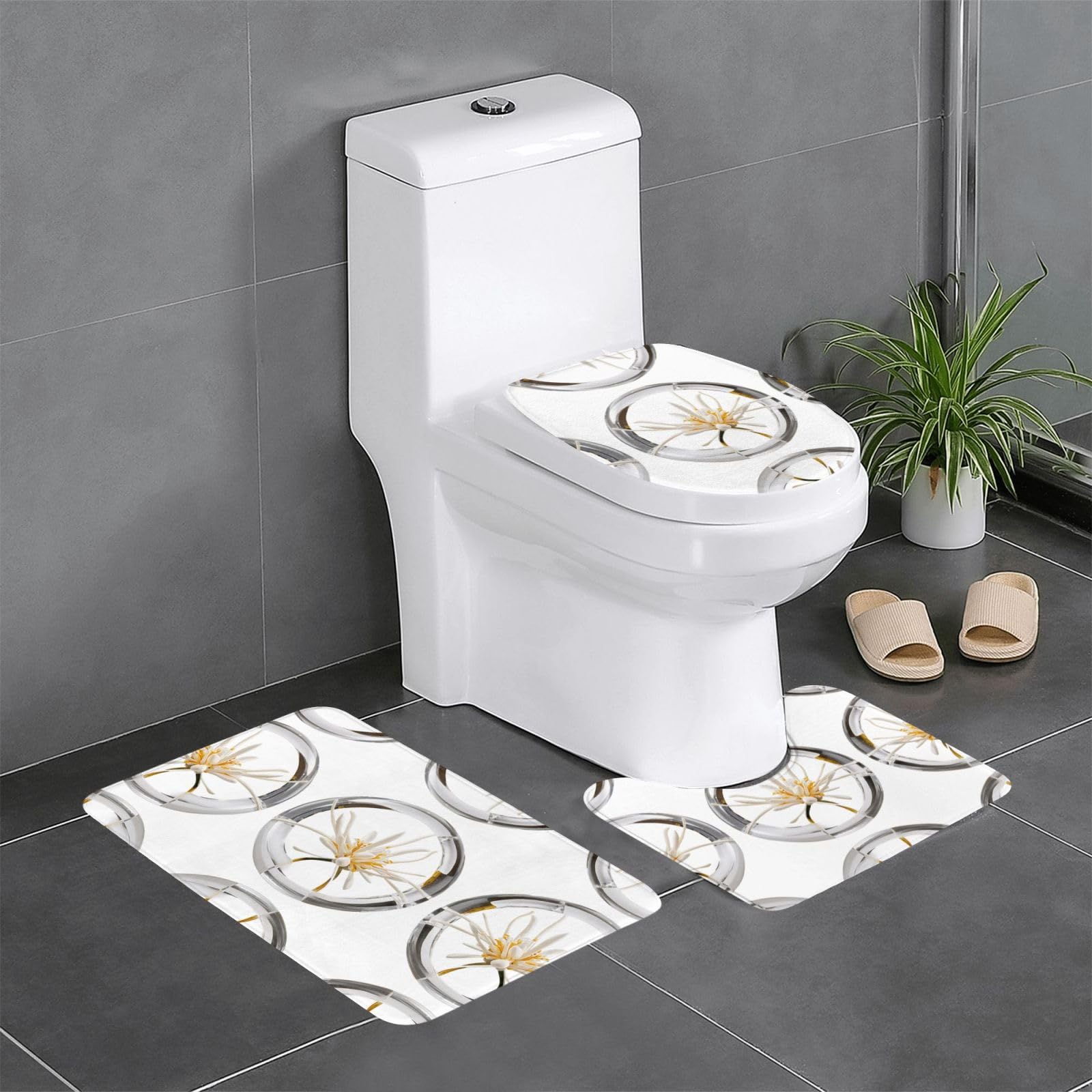 Tapis de salle de bain chèvrefeuille WHJSSF pour transformer votre sortie de douche