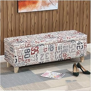RKRCXH Sitzbank Mit Stauraum Truhe Mit Deckel Aufbewahrungshocker, Fußbank Truhen Aufbewahrungsbox Mit Deckel Sitzwürfel T...