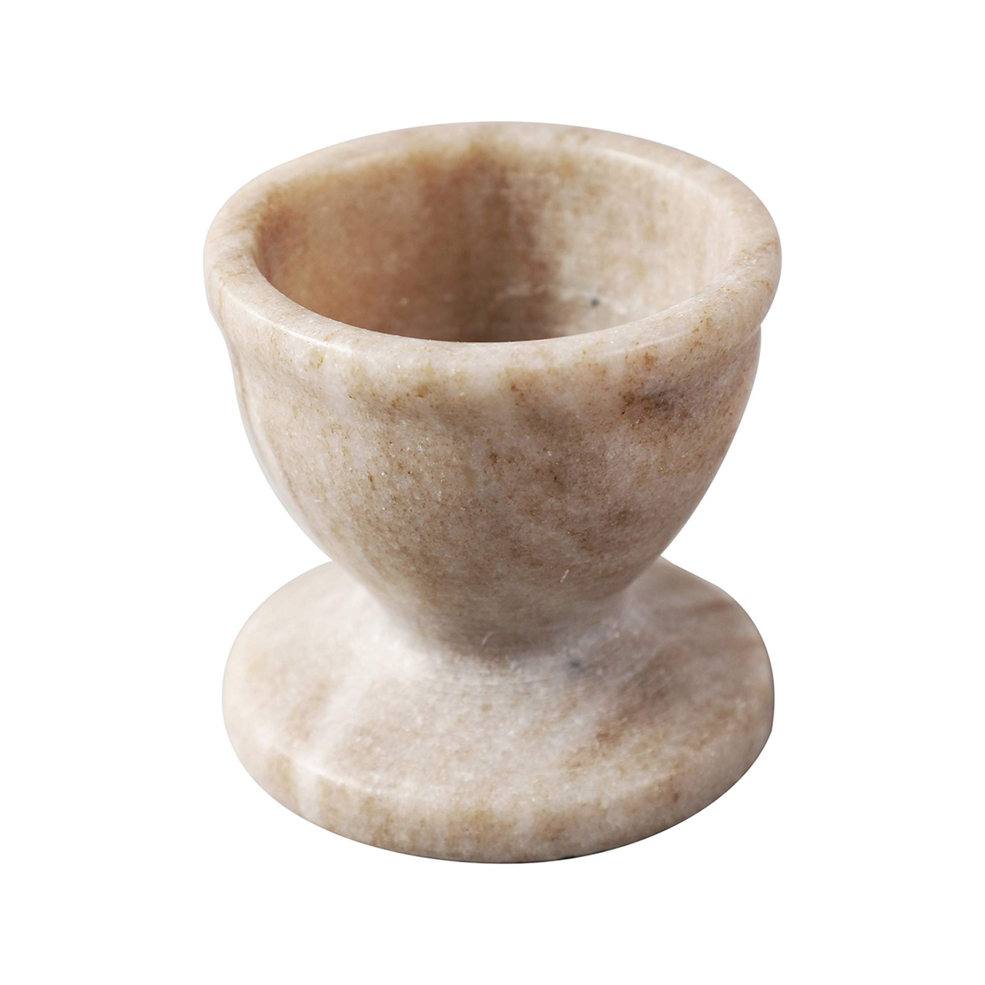 NikkisPride Marble Beige Handmade Egg Cups Egg Keeper Egg Holder Set of 2 4
