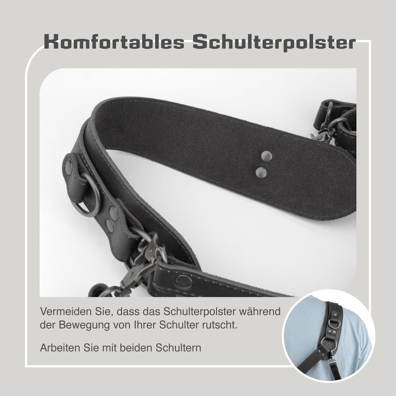 S1 Kameragurt für 1 Kamera,Leder Kamera Schultergurt