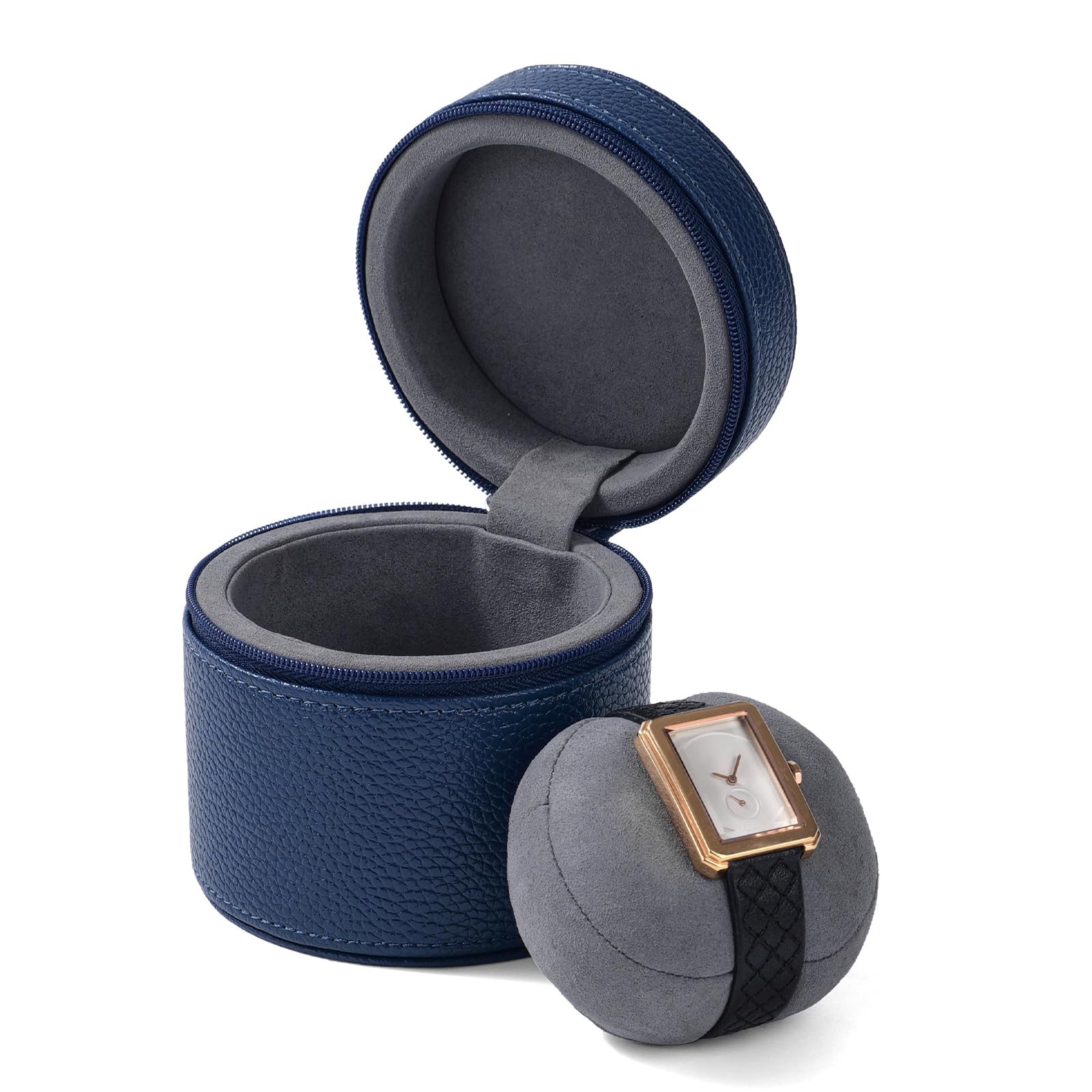 HVMBEUGOS Travel Watch Box Watch Storage Box Watch Gift Box for Birthday Fathers Day Anniversary Valentine's Day