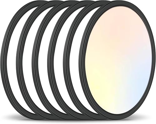 Miniatura 8 de Luces de techo LED superdelgadas de 3200 lm de 12 pulgadas montaje empotrado regulables 3000 K 4500 K 6000 K CCT lámparas de montaje en superficie