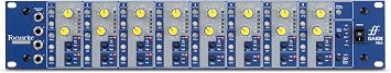 Focusrite ISA828 MkII Heritage 8-channel rackmount mic preamp مع محدد مقاومة متغير وأربعة مدخلات للأجهزة